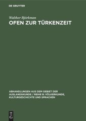 book Ofen zur Türkenzeit: Vornehmlich nach türkischen Quellen