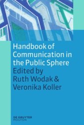 book Handbook of Communication in the Public Sphere