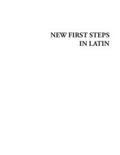 book New First Steps in Latin