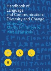 book Handbook of Language and Communication: Diversity and Change