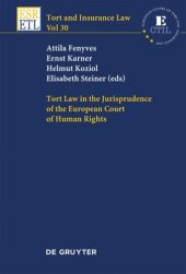 book Tort Law in the Jurisprudence of the European Court of Human Rights