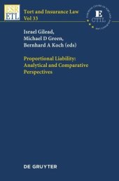 book Proportional Liability: Analytical and Comparative Perspectives