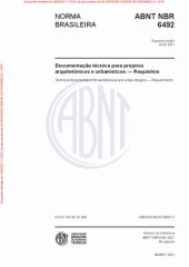 book NBR 6492:2021 Documentação técnica para projetos arquitetônicos e urbanísticos