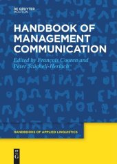 book Handbook of Management Communication