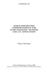 book Kobayashi-Hitchin correspondence for tame harmonic bundles and an application