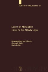 book Laster im Mittelalter / Vices in the Middle Ages