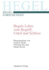 book Hegels Lehre vom Begriff, Urteil und Schluss