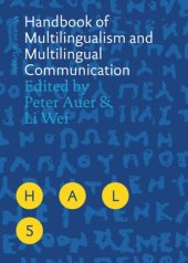 book Handbook of Multilingualism and Multilingual Communication