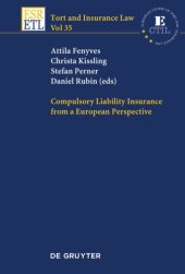 book Compulsory Liability Insurance from a European Perspective