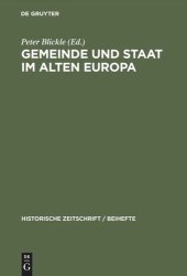 book Gemeinde und Staat im Alten Europa