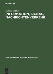 book Information, Signal, Nachrichtenverkehr