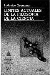 book Limites actuales de la filosofia de la ciencia