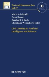 book Civil Liability for Artificial Intelligence and Software