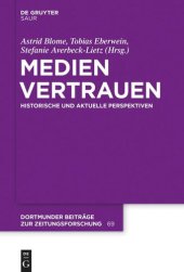 book Medienvertrauen: Historische und aktuelle Perspektiven