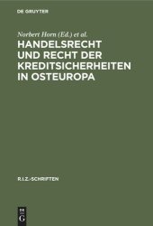 book Handelsrecht und Recht der Kreditsicherheiten in Osteuropa