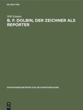 book B. F. Dolbin, der Zeichner als Reporter