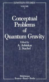 book Conceptual Problems of Quantum Gravity