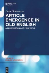 book Article Emergence in Old English: A Constructionalist Perspective