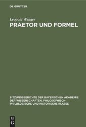 book Praetor und Formel