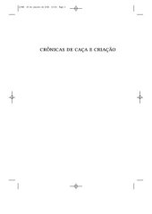 book Crônicas de caça e criação