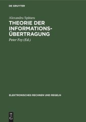 book Theorie der Informationsübertragung: Signale und Störungen