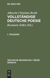 book Vollständige deutsche Poesie: 1688