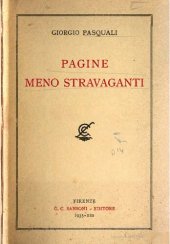 book Pagine meno stravaganti