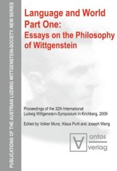 book Language and World: Part 1 Essays on the philosophy of Wittgenstein