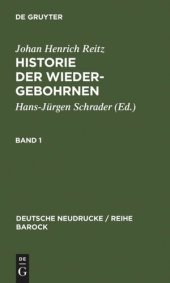 book Historie Der Wiedergebohrnen