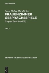 book Frauenzimmer Gesprächsspiele Teil 3