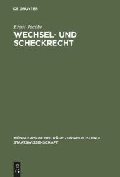 book Wechsel- und Scheckrecht: Unter Berücksichtigung des ausländischen Rechts