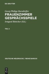 book Frauenzimmer Gesprächsspiele Teil 5