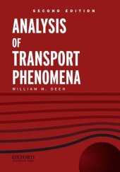 book Analysis of Transport Phenomena (Topics in Chemical Engineering)