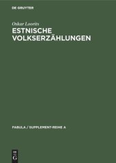 book Estnische Volkserzählungen