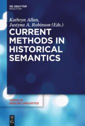 book Current Methods in Historical Semantics