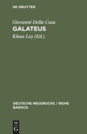 book Galateus: Das Büchlein von erbarn, höflichen und holdseligen Sitten
