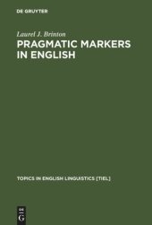 book Pragmatic Markers in English: Grammaticalization and Discourse Functions