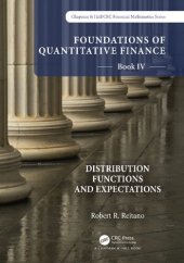 book Foundations of Quantitative Finance Book IV: Distribution Functions and Expectations