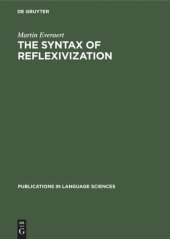 book The Syntax of Reflexivization