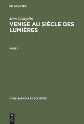 book Venise au siècle des lumières