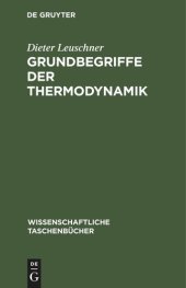 book Grundbegriffe der Thermodynamik