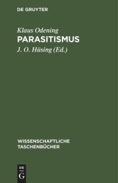 book Parasitismus: Grundfragen und Grundbegriffe