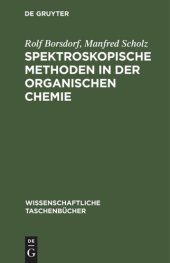 book Spektroskopische Methoden in der organischen Chemie