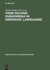 book Verb Second Phenomena in Germanic Languages