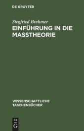 book Einführung in die Maßtheorie