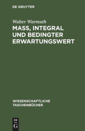 book Maß, Integral und bedingter Erwartungswert