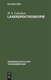 book Laserspektroskopie