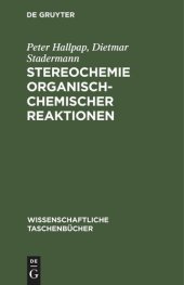 book Stereochemie organisch-chemischer Reaktionen