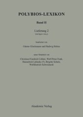 book Polybios-Lexikon: Band II, Lieferung 2 (poiema - pos)