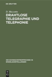 book Drahtlose Telegraphie und Telephonie